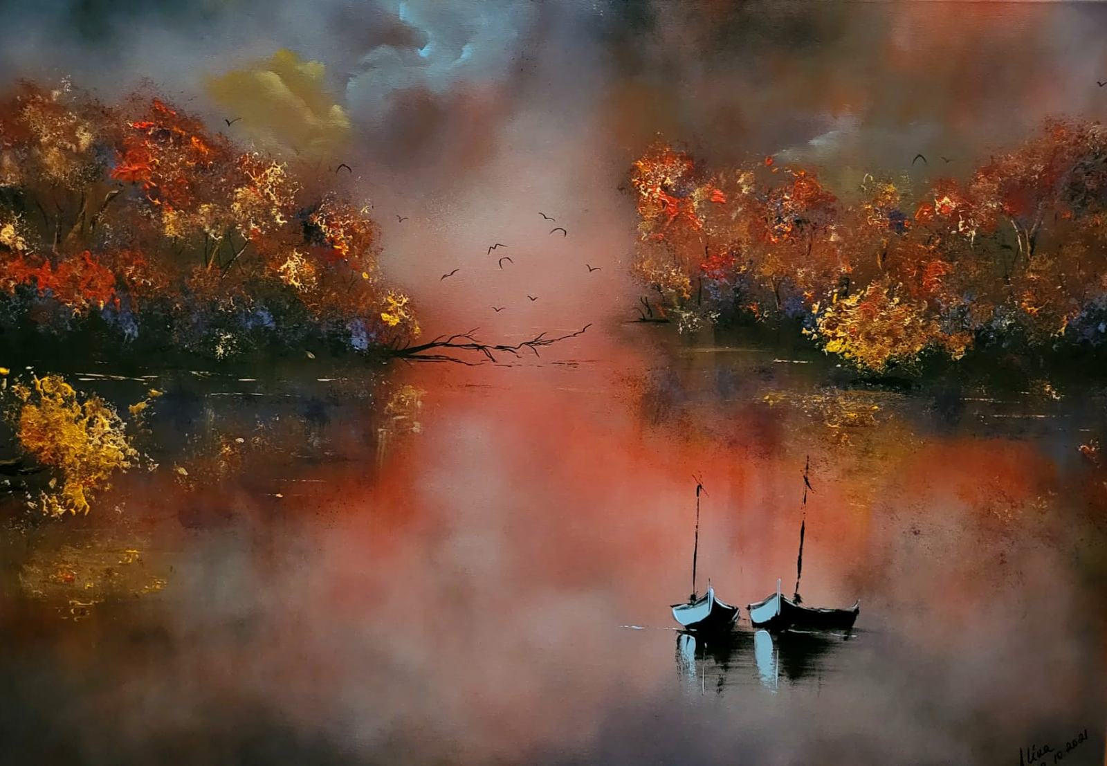 ArteDiAlina.com painting: Deep Fall